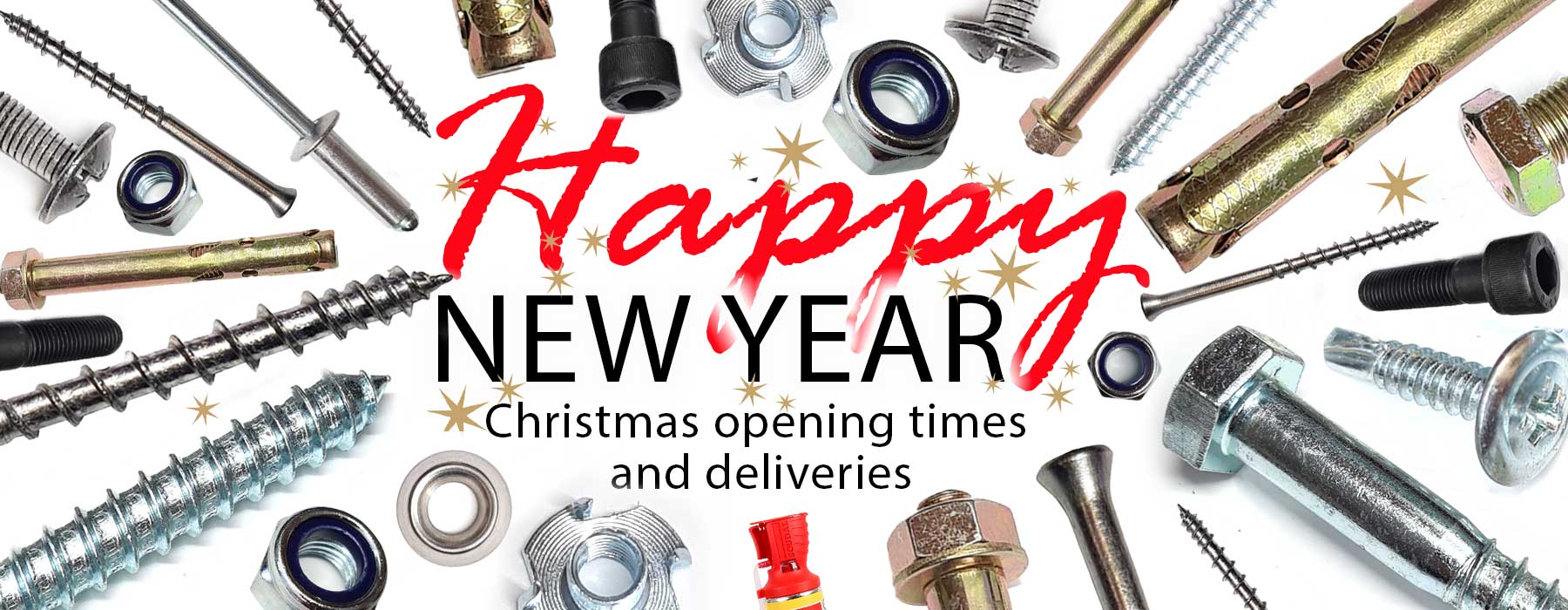 Fusion Fixings Christmas opening times and deliveries!