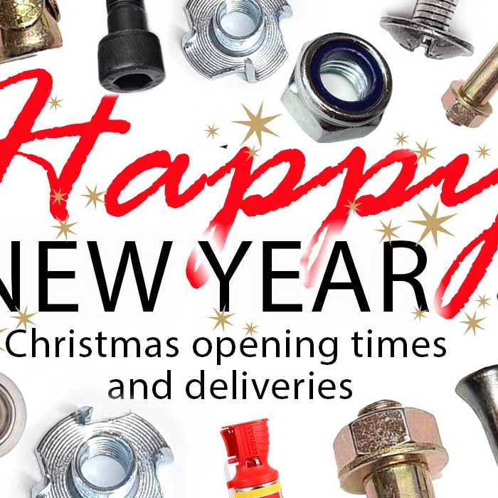 Fusion Fixings Christmas opening times and deliveries!