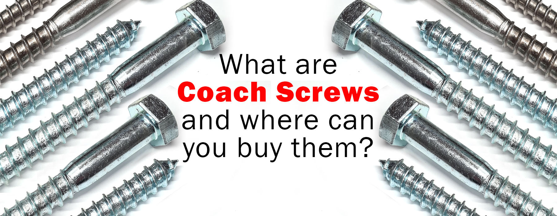 What are coach screws and where can you buy them. Fusion Fixings will give you the answer!