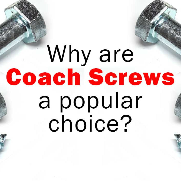 Why are Coach Screws a popular choice?