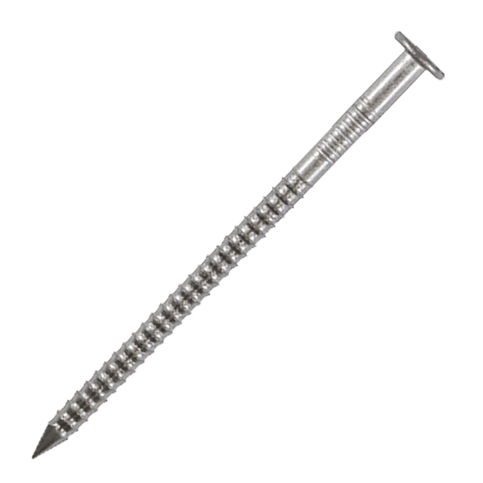 Ring shank nails available in A2 stainless steel