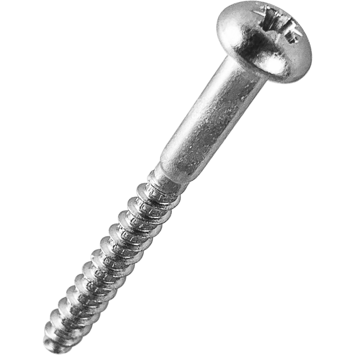 Pozi, round-head woodscrews, are manufactured in corrosion-resistant A2 stainless steel and available in a selection of diameters and lengths
