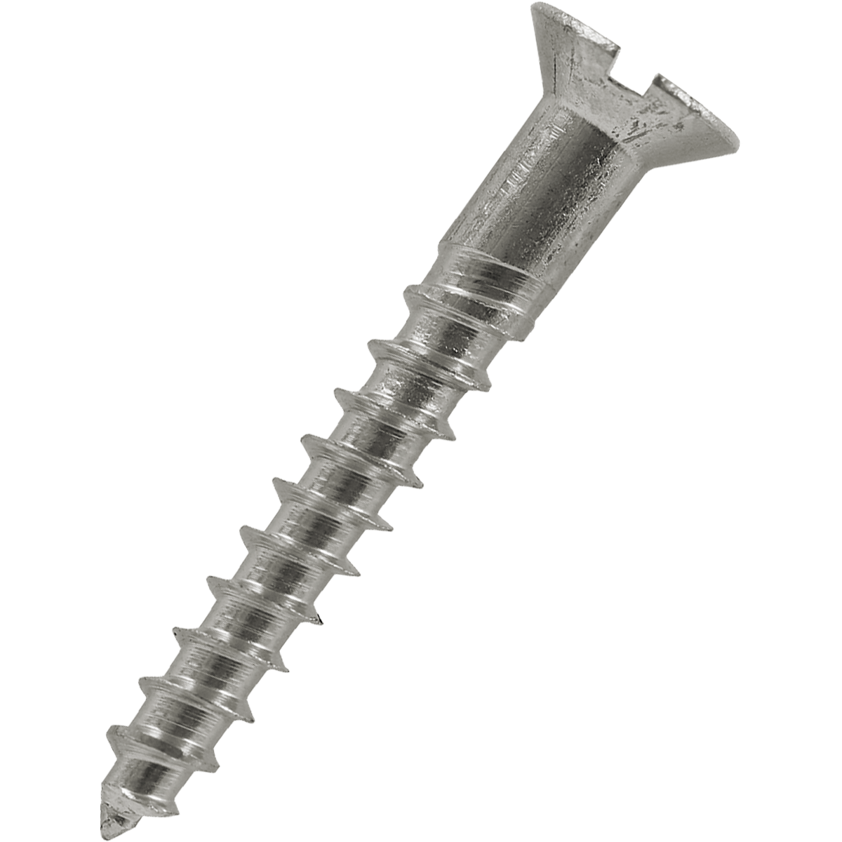 A2 stainless steel, slotted, countersunk woodscrews. Corrosion resistant and available at competitive prices.