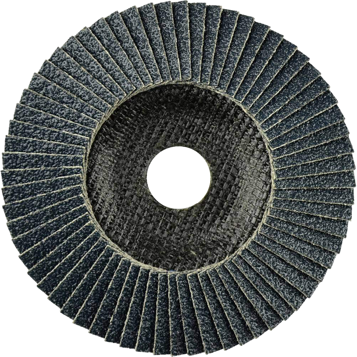 A range of abrasive flap discs that consist of series of of overlapping abrasive flaps for use in contouring and shaping metal.