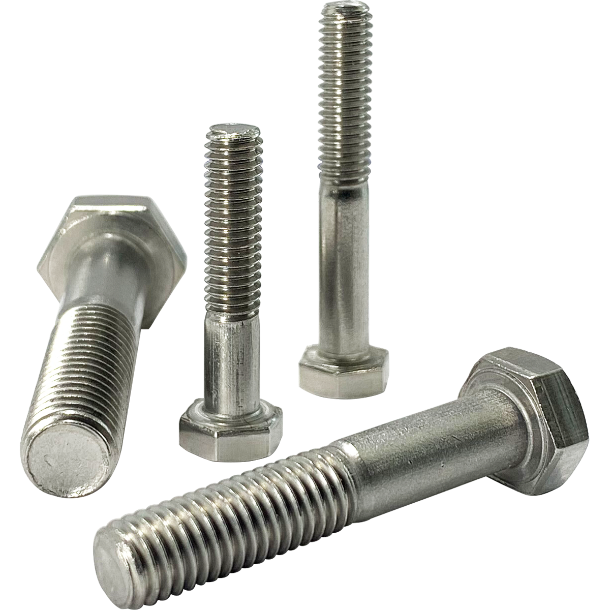 Part thread hexagon bolts, also known as hex bolts, available in various materials with metric, UNC and UNF threads, all at competitive prices with bulk discounts
