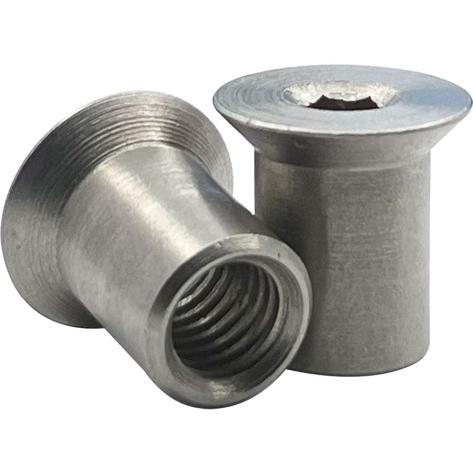 Metric - A4 Stainless Steel Socket Countersunk Barrel Nuts