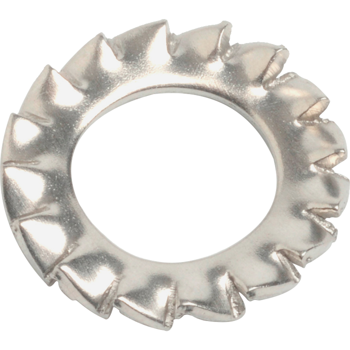 Corrosion-resistant externally serrated washers 