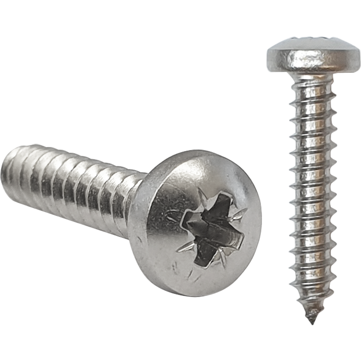 A2 stainless steel pan head self tapping screws are available at great prices and in a variety of diameters