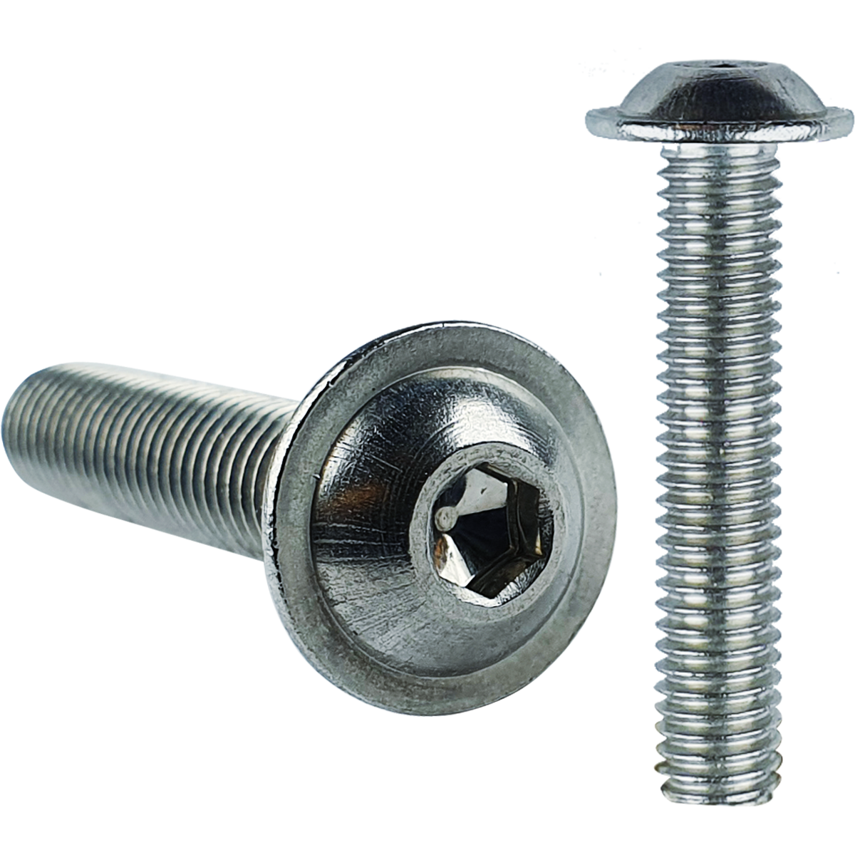 Metric - Flanged, button head machine screws available in a variety of sizes at competitive prices.