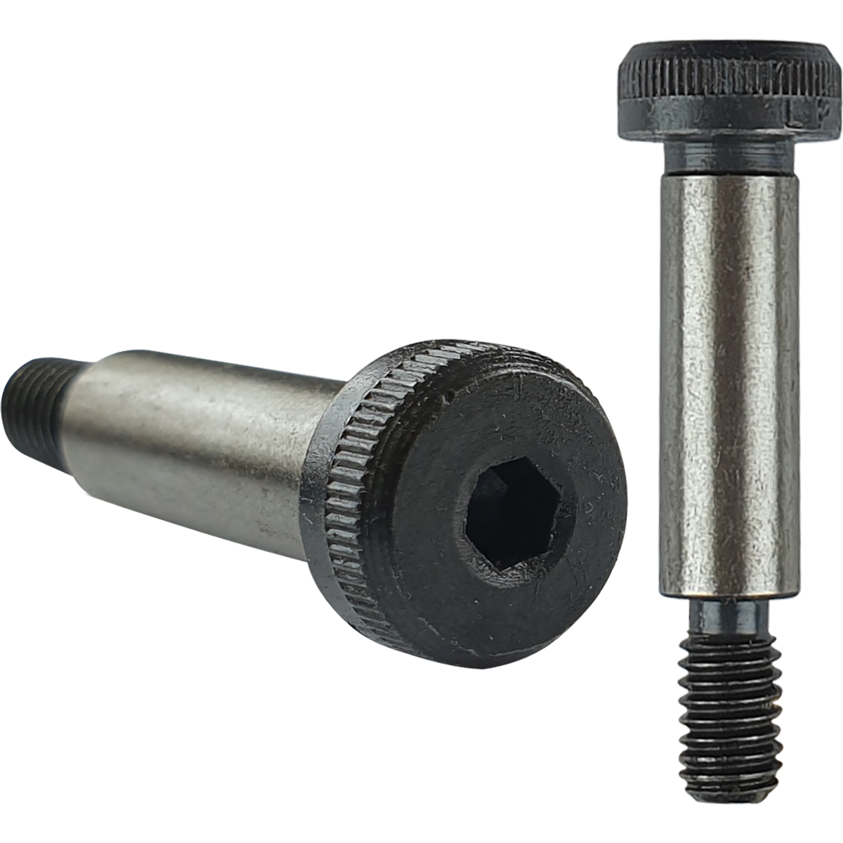 A growing range of self-colour socket shoulder screws, a machine screw, also known as shoulder bolts, available in a variety of sizes.