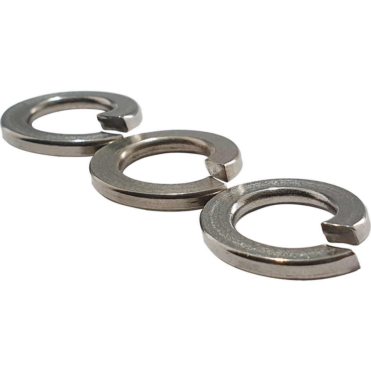 Metric, rectangular Spring Lock Washers, manufactured from A1 stainless steel and available in various diameters at competitive prices. 