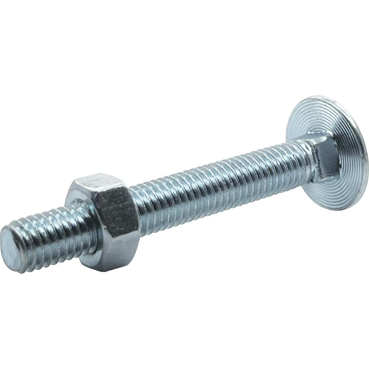 BZP cup square carriage bolts, known as coach bolts, are available at competitive prices, with a bolt supplied