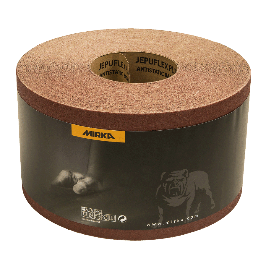 A range of Mirka Avonmax antistatic sanding rolls at competitive prices