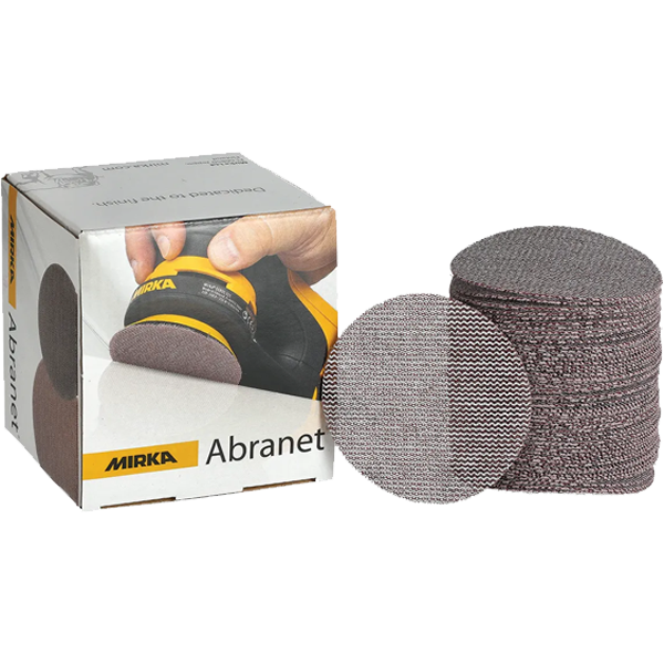 Produt image for the 125mm Mirka Abranet Sanding Discs from Fusion Fixings