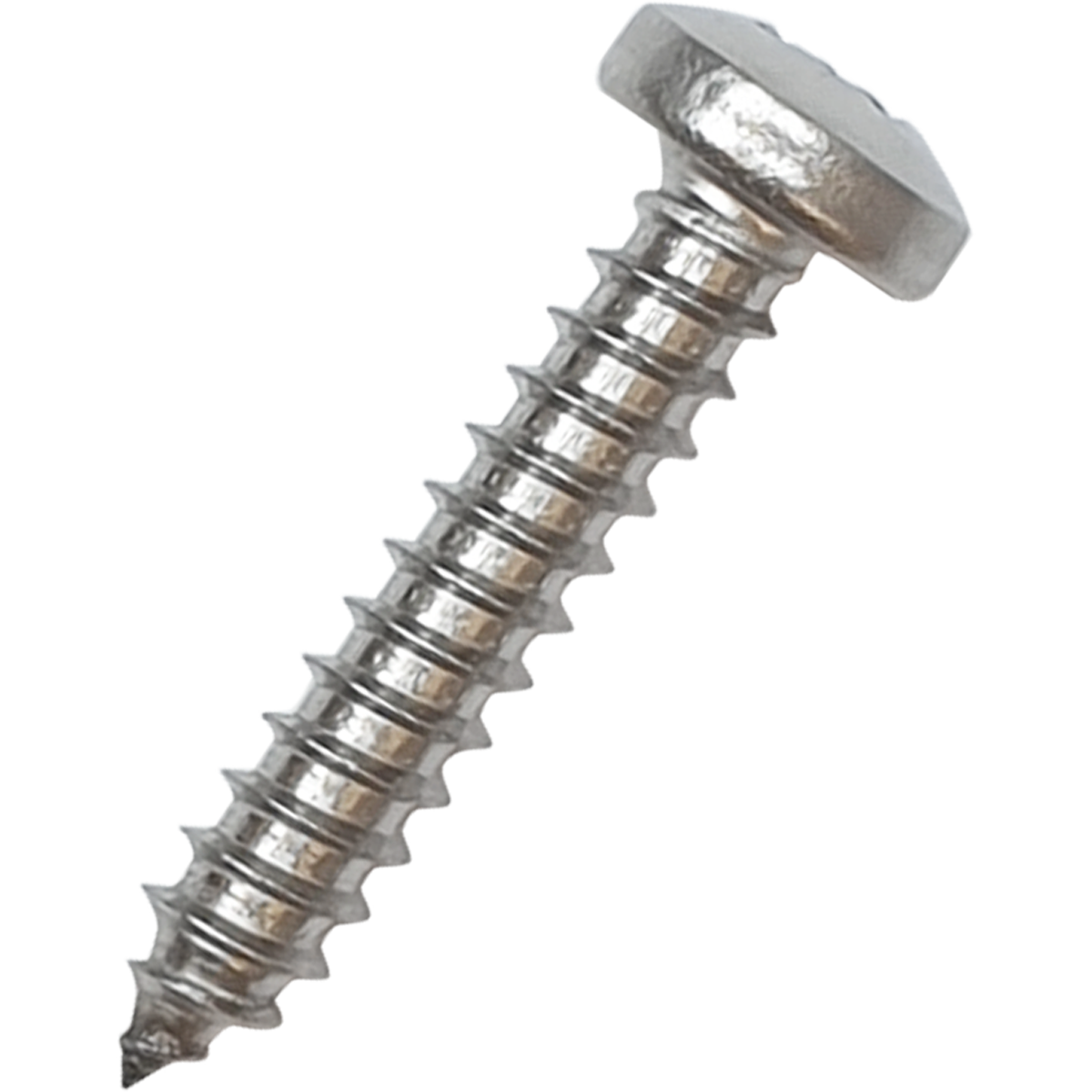 Pan head self-tapping screws are available in a variety of diameters with slotted and Pozi recess.