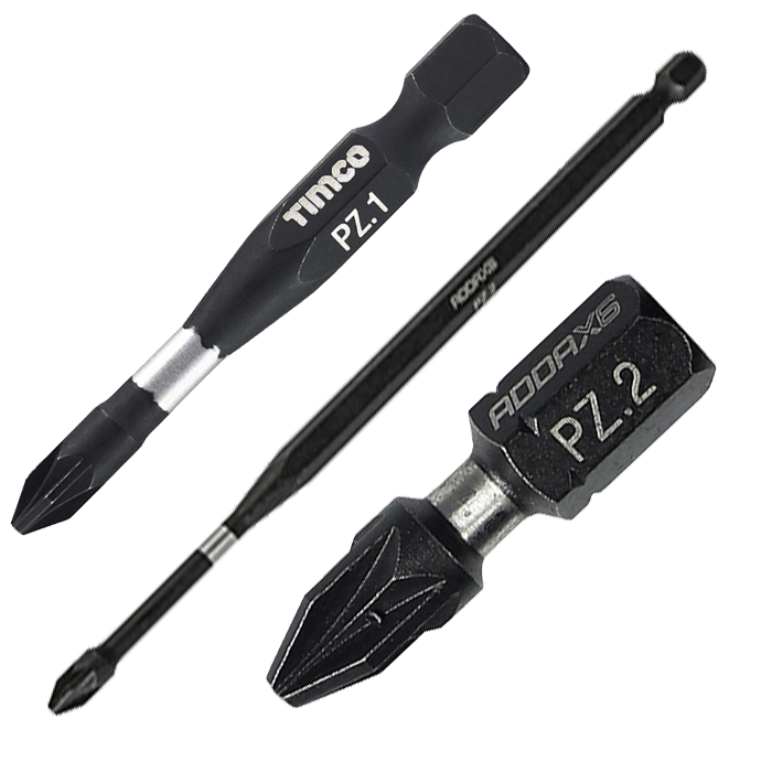 Pozi X6 Impact Driver Bits  from Fusion Fixings