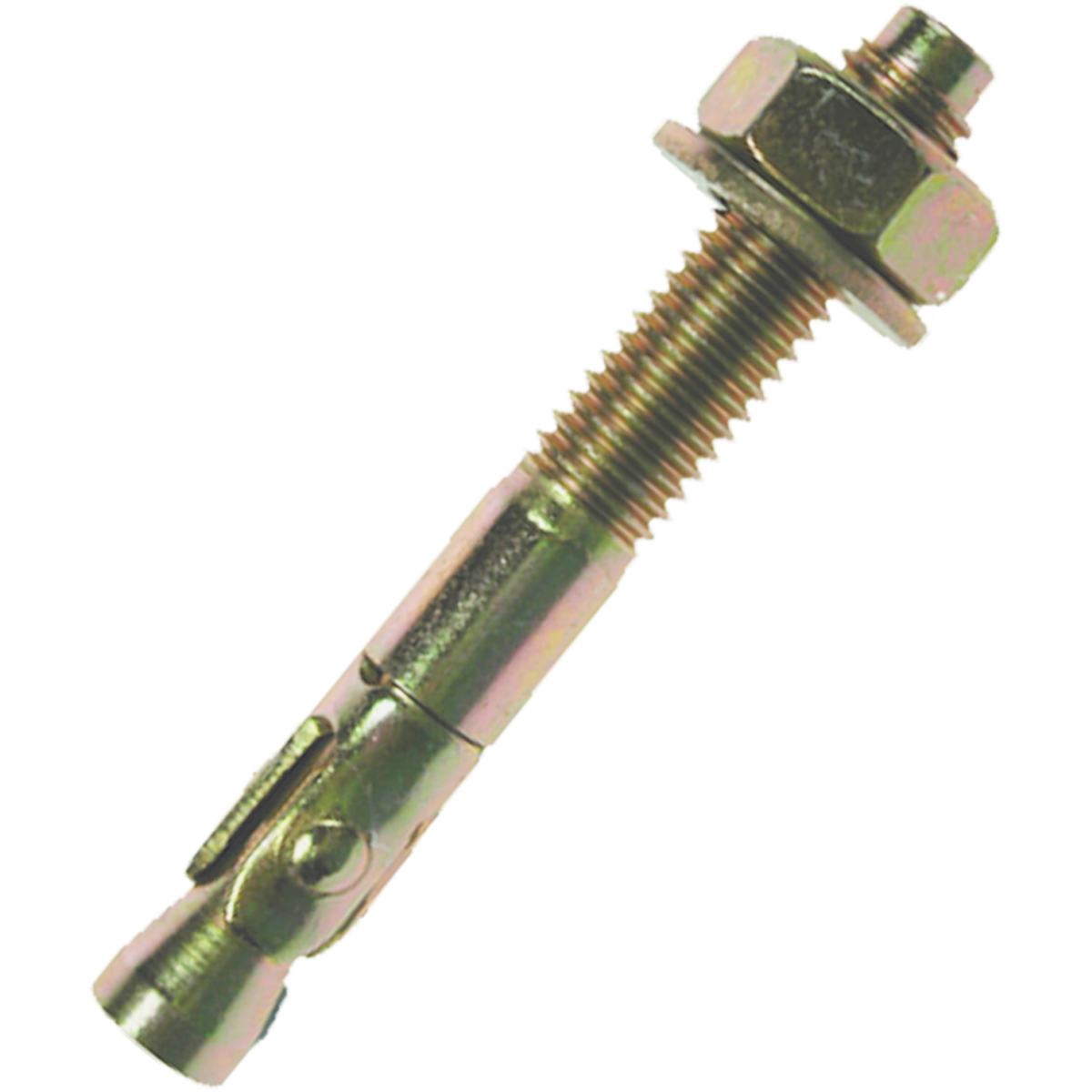 Zinc-plated Throughbolts. Through bolts a robust fixing for concrete and commonly used to fix timber to concrete and masonry