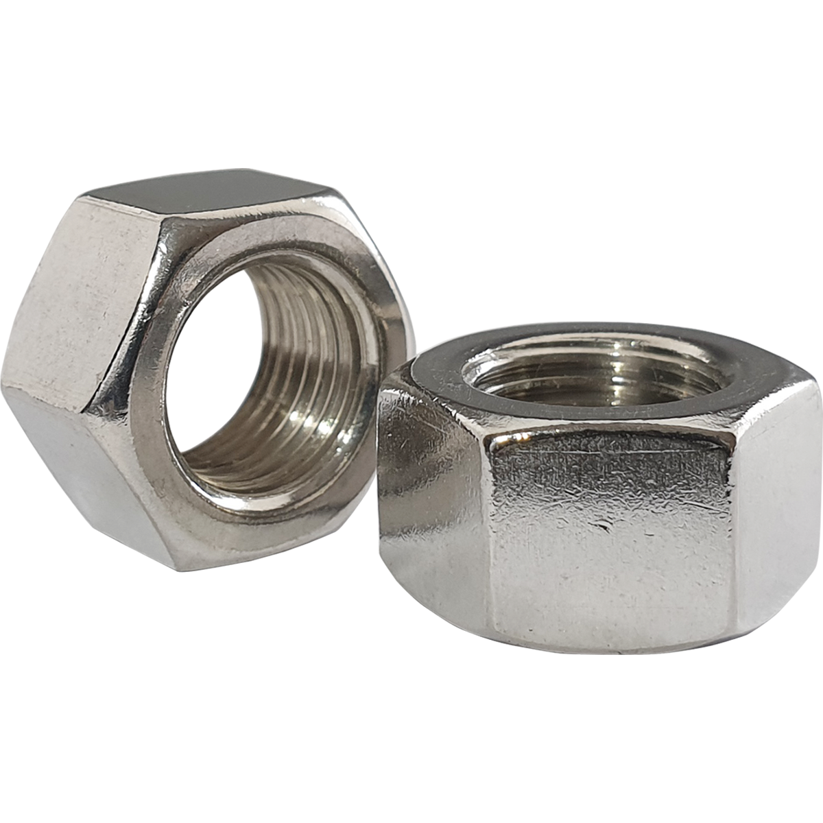 UNC - (Imperial Unified Coarse thread) A2 stainless steel hex nuts. A hexagonal nut with an internal thread also known as hexagon nuts .