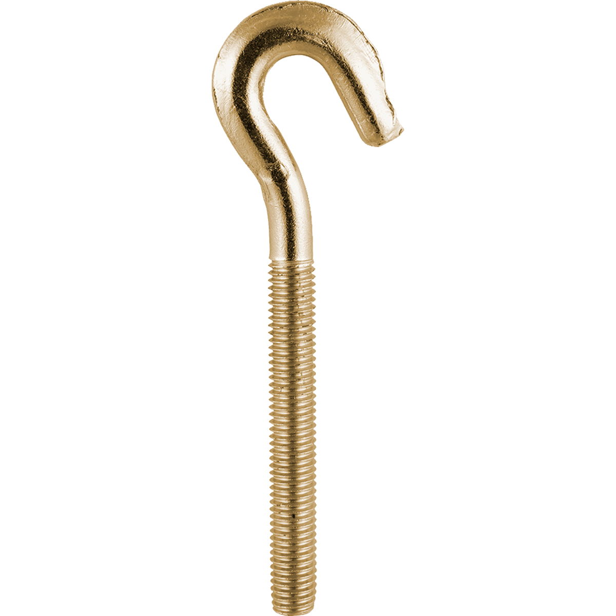 Threaded hook bolts for use with shield anchor