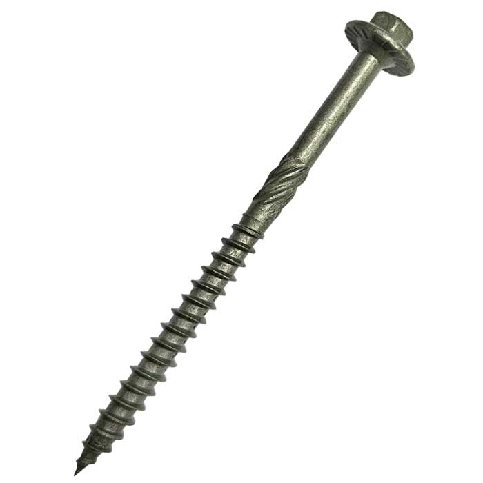 Hex Flange Head Spectre Timber Landscaping Screws Green Organic