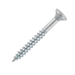8 x 3” (4 x 80mm) Pozi Countersunk Twin Thread Wood Screws BZP - Box of 100, 00083CWZ100