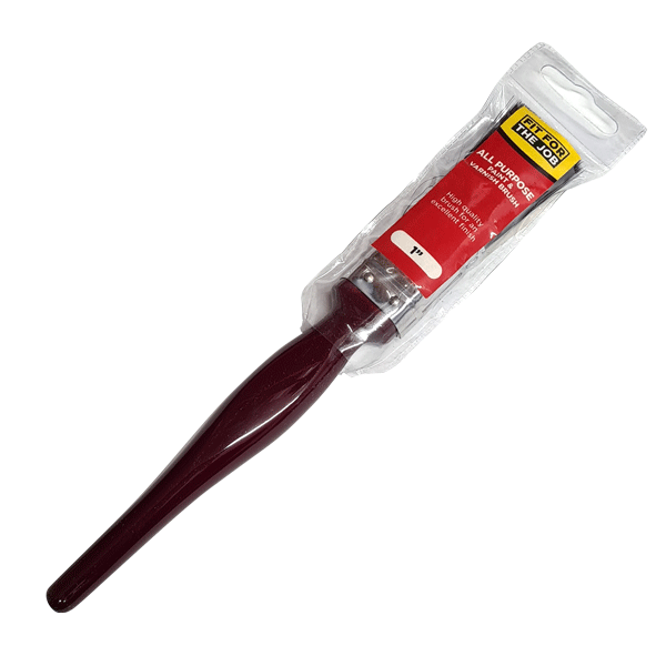 1" (25mm) Pure Bristle Paint Brush with Wooden Handle, FFJ1 - CLEARANCE
