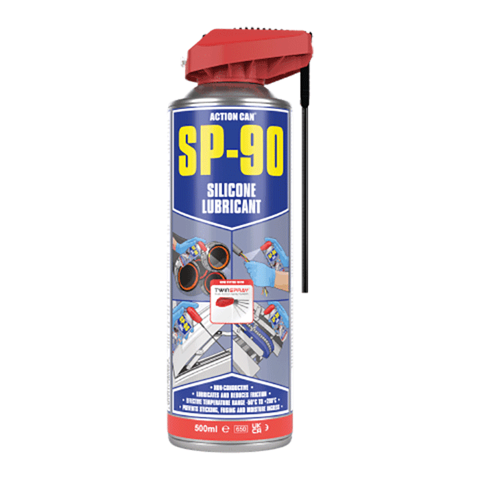 Action Can SP-90 Dry Film Precision Silicone Lubricant - 500ml Aerosol (1032667)