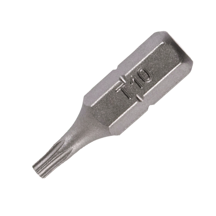 TX10 x 25 Torx Driver Bits S2 Steel &nbsp;- Pack of 10, 10TX25PACK