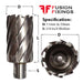 Size guide for the 11 x 50mm Rotabroach Raptor E Mag Drill Annular Cutter, HSS M2 (RE11L)