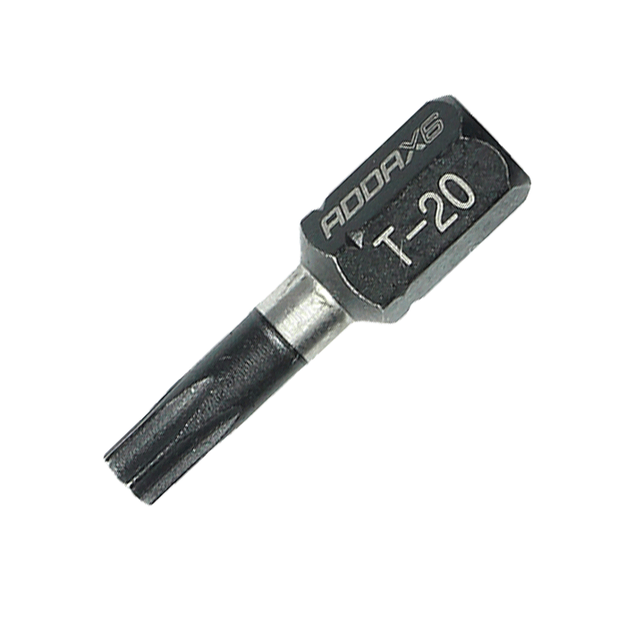 Torx X6 Impact driver Bits, TX20 x 25mm, Pack of 10 (20TX25X6)