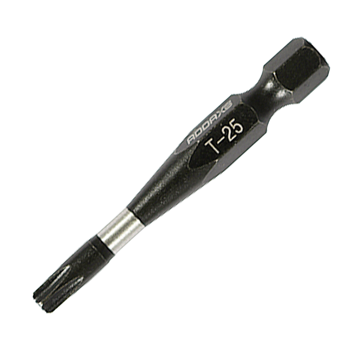 Torx X6 Impact driver Bits, TX25 x 50mm, Pack of 5 (25TX50X6)