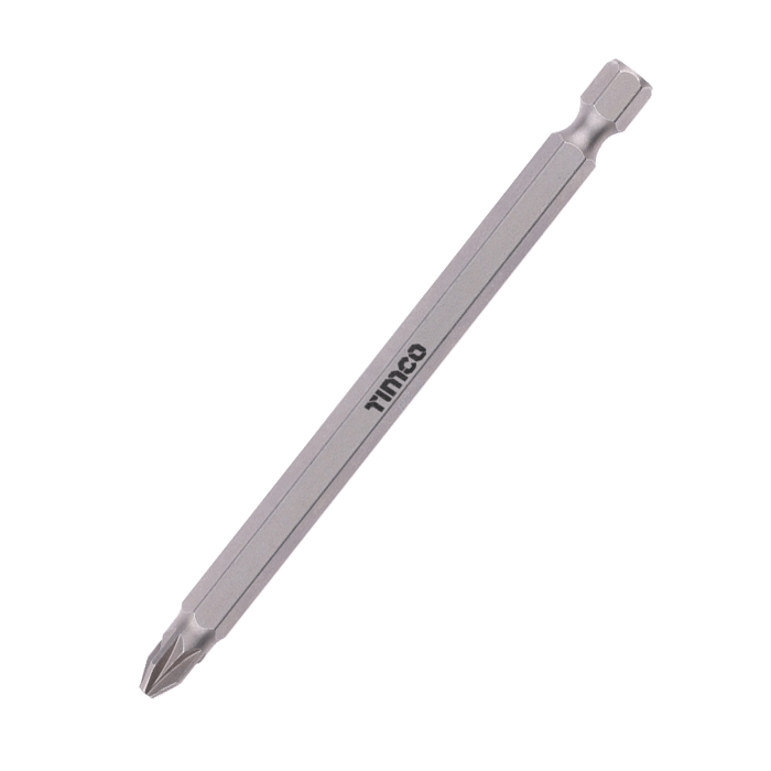 Timco S2 Pozi drive Bit PZ2 x 100mm (2CB100GB)