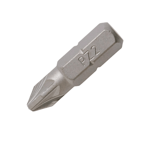 Timco S2 Pozi drive Bits, PZ2 x 25mm, Pack of 10 (2CB25PACK)