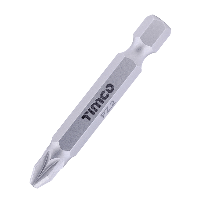 Timco S2 Pozi drive Bits, PZ2 x 50mm, Jar of 50 (2CB50GJ)