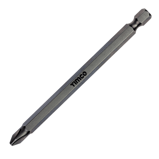 PH2 x 100 Phillips Driver Bit, S2 Steel (2PH100GB)