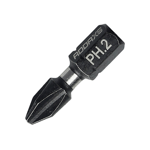 Phillips X6 Impact driver Bits, PH2 x 25mm, Pack of 10 (2PH25X6)