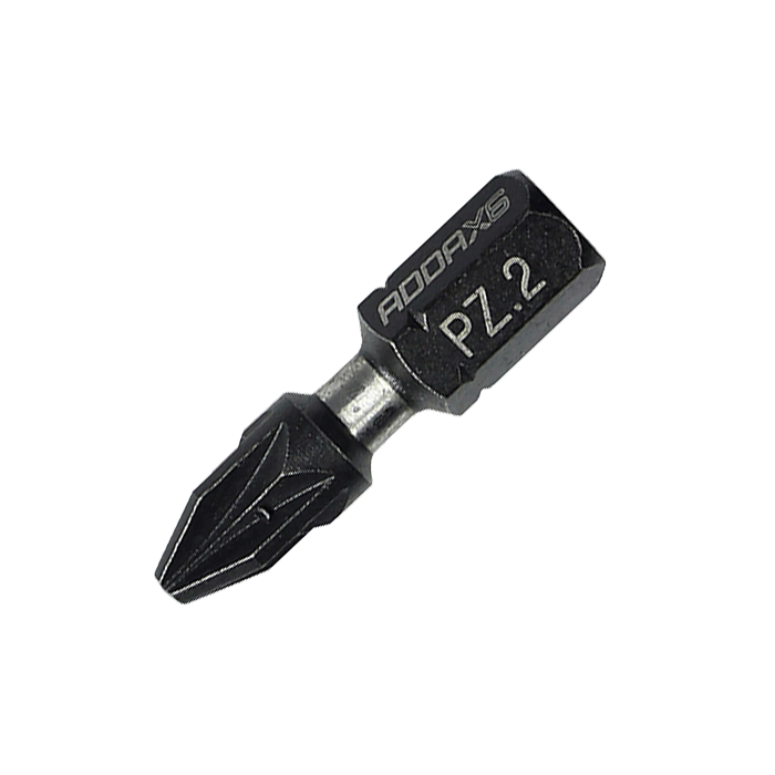 Pozi X6 Impact driver Bits, PZ2 x 25mm, Pack of 10 (2PZ25X6)