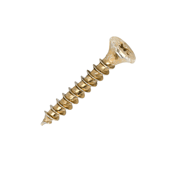3 x 20mm Timco Velocity Wood Screws, Pozi, Countersunk, ZY, Box of 200 (30020VY)