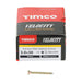 3 x 30mm Timco Velocity Wood Screws, Pozi, Countersunk, ZY, Box of 200 (30030VY)