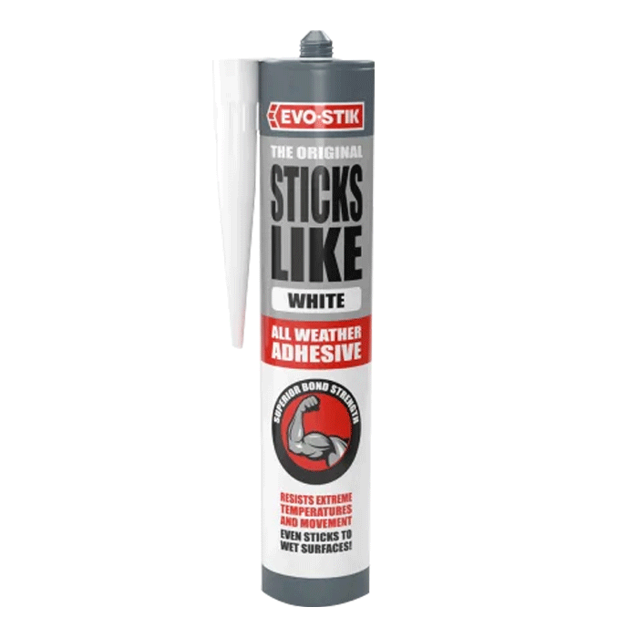 EVO-STIK Sticks Like All Weather Adhesive White - 290ml (30613953)