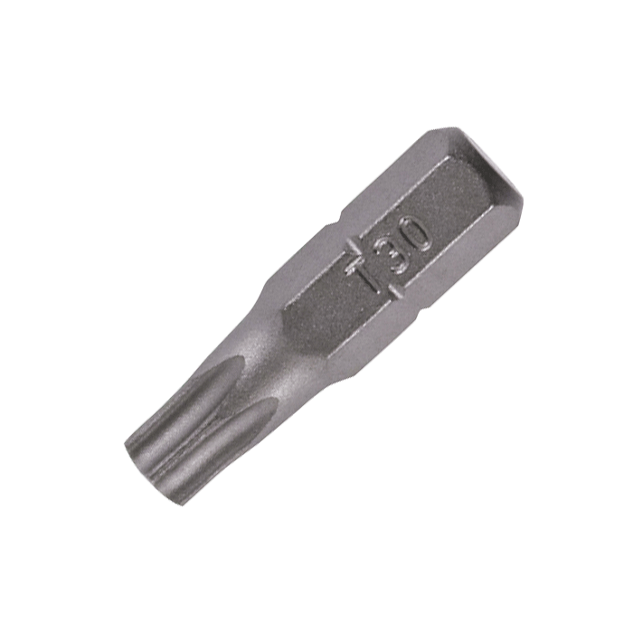 TX30 x 25 Torx Driver Bits S2 Steel - Jar of 100 (30TX25GJ)