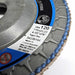Detail image of the Tyrolit 120 Grit Flap Discs, 115mm PREMIUM Long Life C-TRIM Flap Discs, 28N ZA120T-B (Pack of 10)