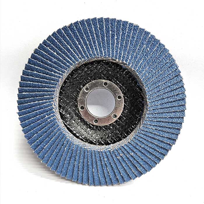 Tyrolit 60 Grit Flap Discs, 125mm BASIC 2in1 Flap Disc, 27A, ZA60-325 (Pack of 10)