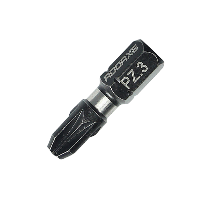 Pozi X6 Impact driver Bits, PZ3 x 25mm, Pack of 10 (3PZ25X6)