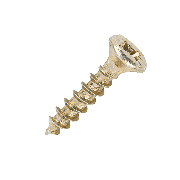 Velocity wood screw image of the 4 x 20mm Timco Velocity Wood Screws, Pozi, Countersunk, ZY, Box of 200 (40020VY)