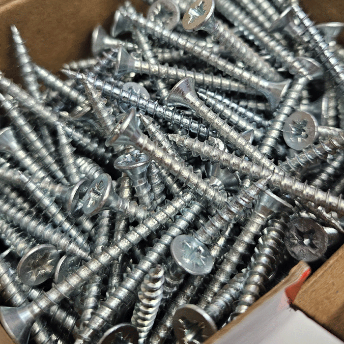 TIMCO 4 x 40mm Solo Chipboard & Woodscrews, PZ Double Countersunk
