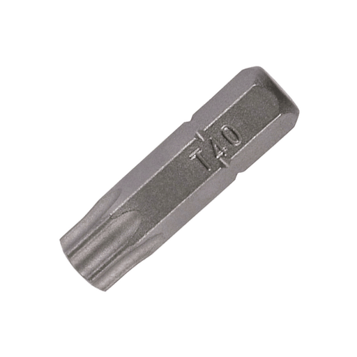 TX40 x 25 Torx Driver Bits S2 Steel, Pack of 10 (40TX25PACK)