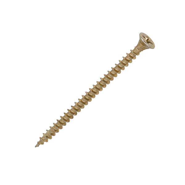 4.5 x 70mm Timco C2 Strong Fix Wood Screws, Pozi, Countersunk, ZY, Box of 200 (45070C2)