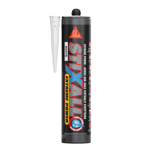Everbuild Sika Stixall Extreme Adhesive & Sealant White - 290ml, 483110
