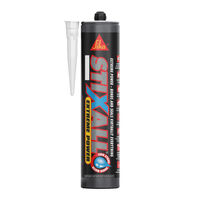 Everbuild Sika Stixall Extreme Adhesive &amp; Sealant Clear - 290ml (483168)